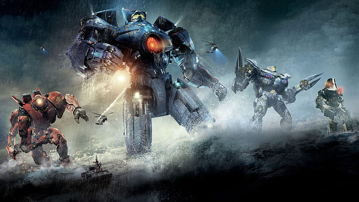 Pacific Rim Giant Robot Helicopter HD, movies, robot, giant, helicopter, pacific, rim, HD wallpaper