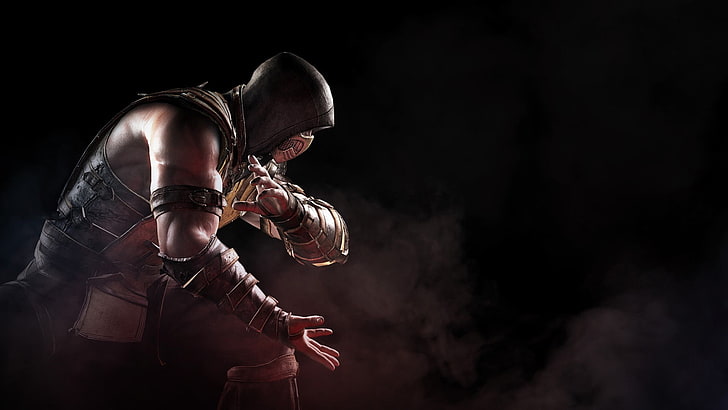 Escorpião de Mortal Kombat, Mortal Kombat X, Escorpião (personagem), HD papel de parede