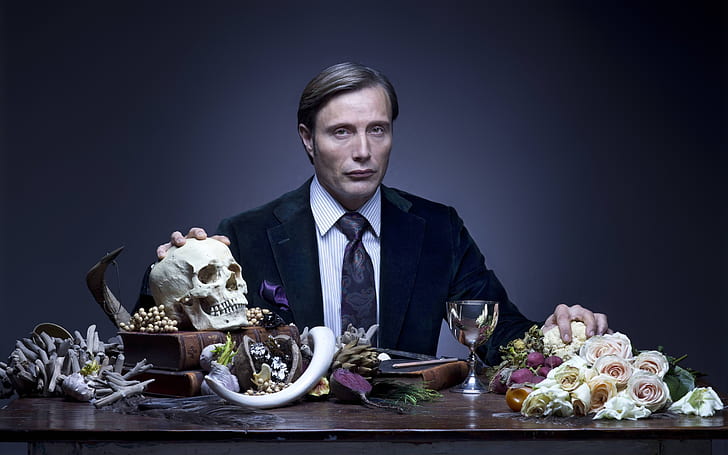 Dr Hannibal Lecter, Mads Mikkelsen, Hannibal, Fond d'écran HD