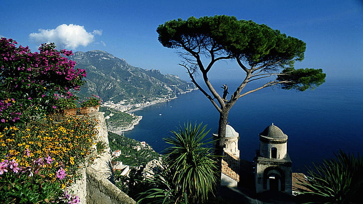 Amalfi Coast, HD wallpaper