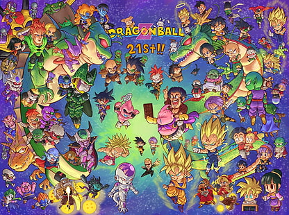 Dragonball 21. duvar kağıdı, Dragon Ball, Dragon Ball Z, anime, HD masaüstü duvar kağıdı HD wallpaper