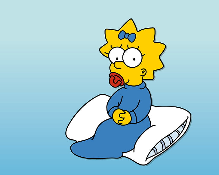 The Simpsons, Maggie Simpson, Wallpaper HD
