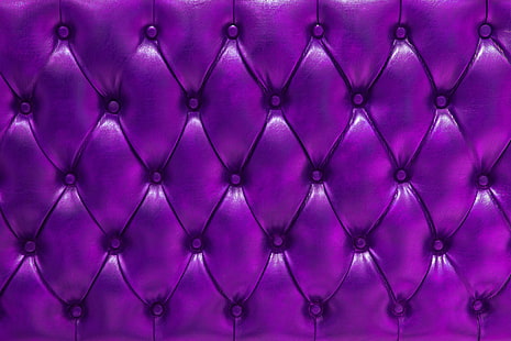 tufted purple bed headboard, texture, leather, upholstery, HD wallpaper HD wallpaper