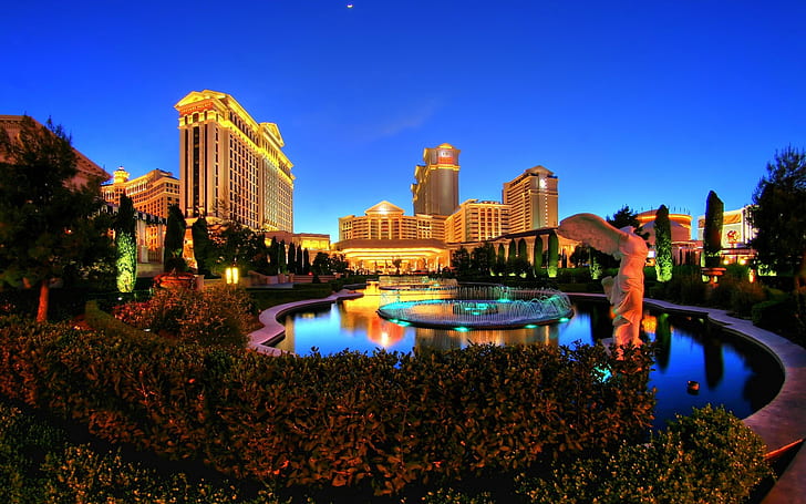Caesars Palace Las Vegas Hotel & Kasino, hotel, istana, vegas, caesar, kasino, Wallpaper HD