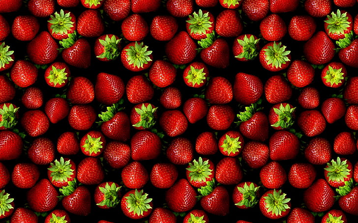 stroberi, buah, merah, makanan, Wallpaper HD