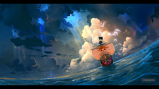 One Piece Going Merry 3D-Hintergrundbild, One Piece, Anime, HD-Hintergrundbild HD wallpaper