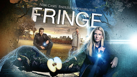 Frince digital wallpaper, Fringe (TV series), TV, tv series, Anna Torv, movie poster, HD wallpaper HD wallpaper