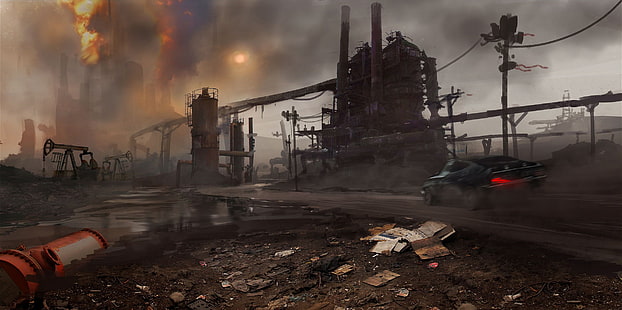 Mad Max, apokalyptisch, Wüste, Mad Max (Spiel), HD-Hintergrundbild HD wallpaper