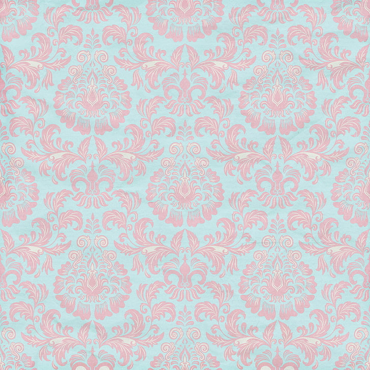 white and pink floral template, background, pattern, wallpaper, ornament, vintage, texture, paper, HD wallpaper