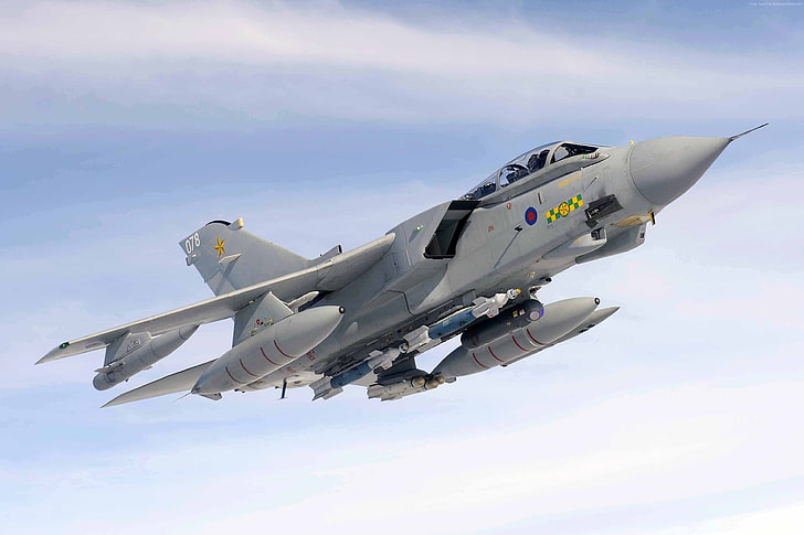 Kampfflugzeug, Panavia Tornado GR.4, britische Luftwaffe, HD-Hintergrundbild