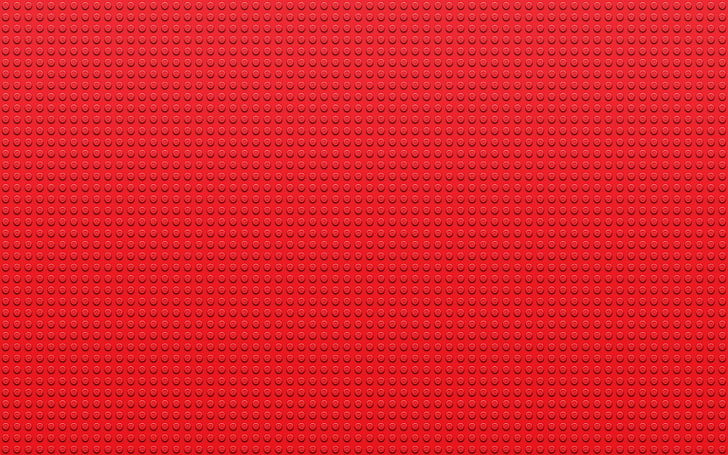tekstur, pola, latar belakang merah, mainan, LEGO, Wallpaper HD