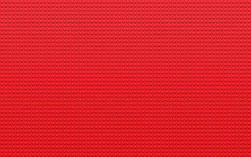 textura, patrón, fondo rojo, juguetes, LEGO, Fondo de pantalla HD HD wallpaper