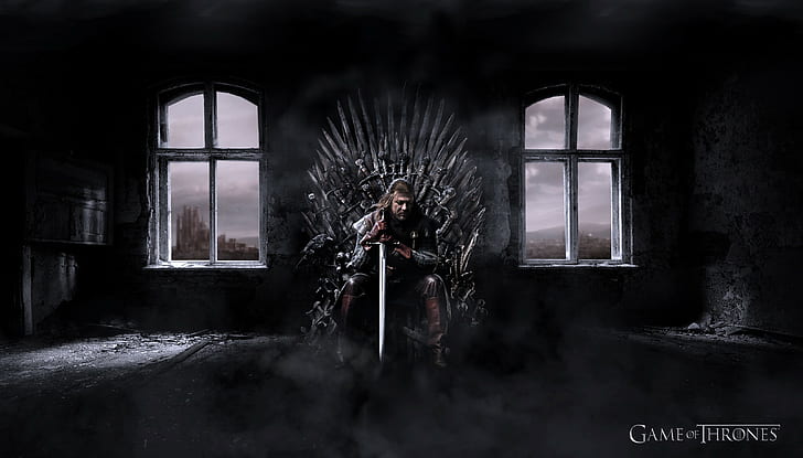 Game Of Thrones, Eisenthron, Ned Stark, HD-Hintergrundbild