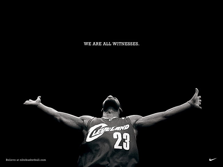 Lebron James, Prominente, Basketballspieler, Sport, wir sind alle Zeugen, Lebron James, Prominente, Basketballspieler, Sport, wir sind alle Zeugen, HD-Hintergrundbild
