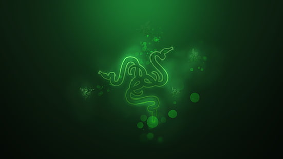 Verde, Logo, Razer, Hi-Tech, Desktop, Sfondo HD HD wallpaper