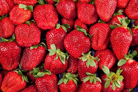  background, texture, strawberry, berry, red, fresh, berries, HD wallpaper HD wallpaper