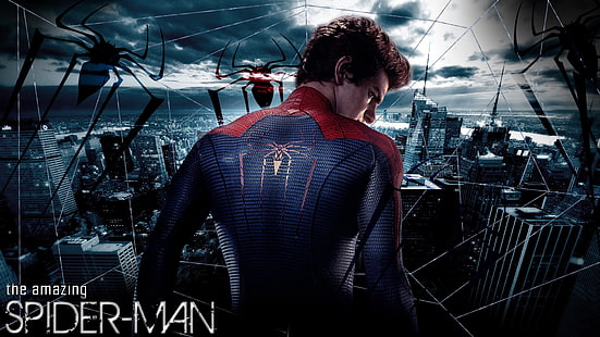 The Amazing Spider-Man цифровые обои, Человек-паук, фильмы, The Amazing Spider-Man, HD обои HD wallpaper