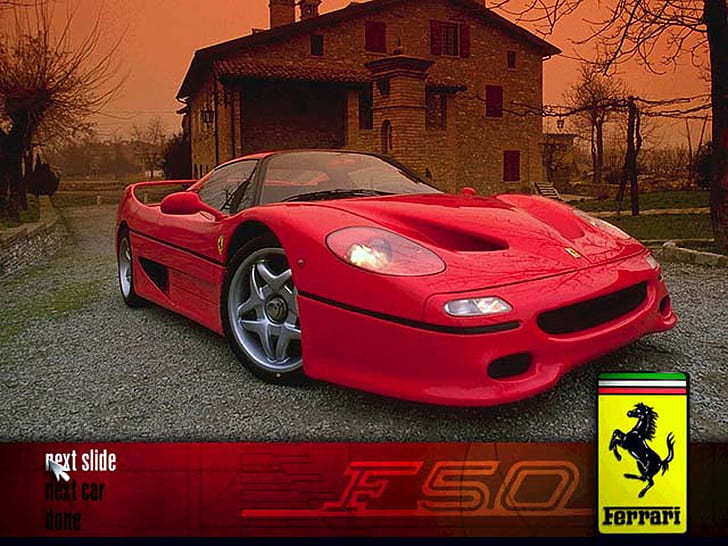 Mobil F50 Ferrari F50 Mobil Ferrari HD Seni, mobil, merah, Ferrari, F50, Wallpaper HD