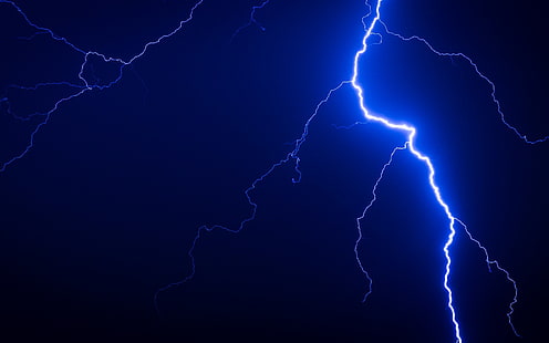 lightning, sky, HD wallpaper HD wallpaper
