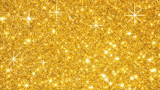 Astratto, Glitter, Oro, Sfondo HD HD wallpaper