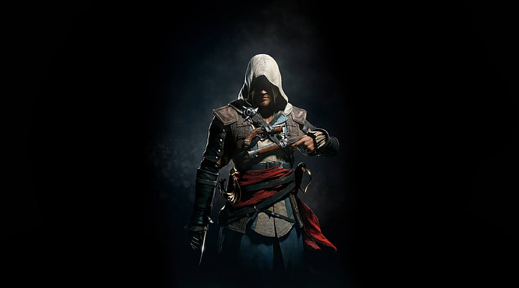 Assassins Creed IV Black Flag 2013, Assassin's Creed-karaktär, Spel, Assassin's Creed, videospel, 2013, Assassin's Creed 4, HD tapet