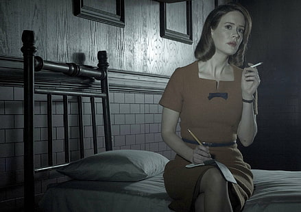 TV-show, American Horror Story, Sarah Paulson, HD tapet HD wallpaper