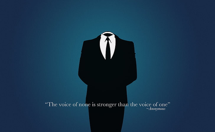 Anonymous Art, black formal suit clip art, Computers, Others, Anonymous, HD wallpaper