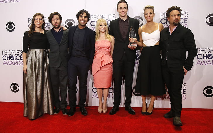 The Big Bang Theory Peoples Choice Awards, la teoría del big bang, comedia, reparto, Fondo de pantalla HD