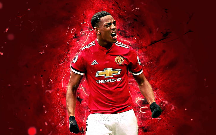 Soccer, Anthony Martial, French, Manchester United F.C., HD wallpaper