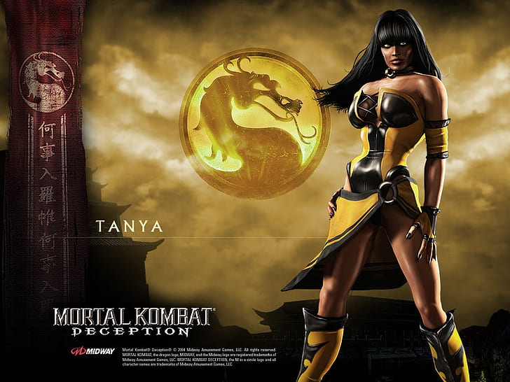 mortal kombat tanya mortal kombat mortal kombat logo 1024x768 Gry wideo Mortal Kombat HD Art, Mortal Kombat, Tanya (Mortal Kombat), Tapety HD