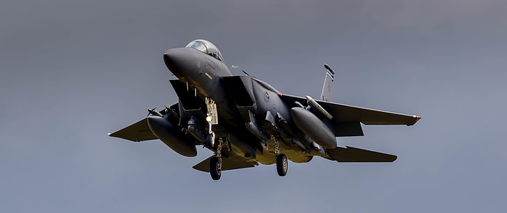 5K, McDonnell Douglas F-15 Eagle, pesawat tempur, Wallpaper HD