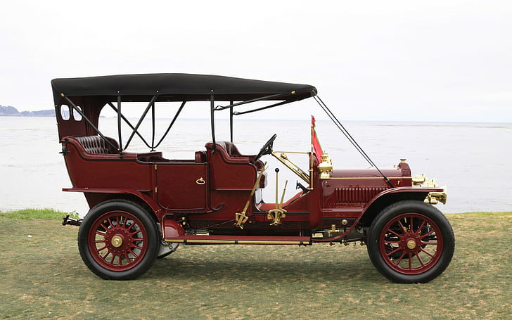 Daimler, 1908, vintage, Oldtimer, carro, veículo, HD papel de parede