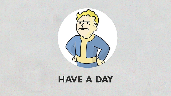Have A Day illustration, Fallout, HD wallpaper