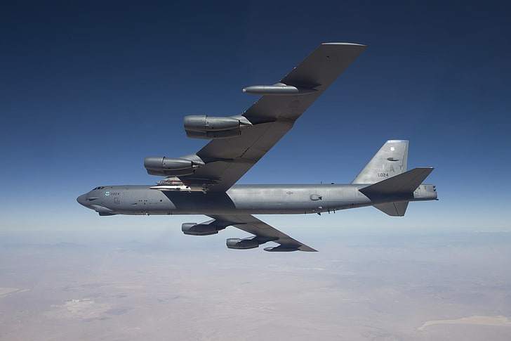 pesawat terbang, militer, angkatan udara, pesawat terbang, Boeing B-52 Stratofortress, Wallpaper HD