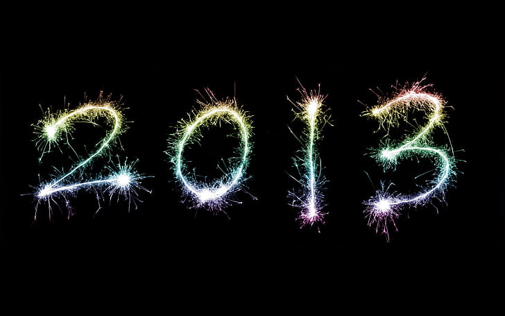 رأس السنة 2013 ، جديد ، رأس السنة ، 2013، خلفية HD