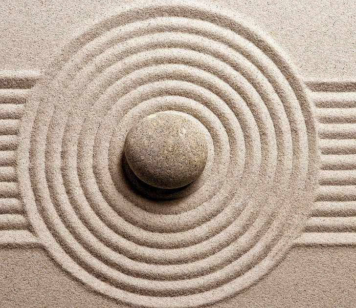 Stone, Sand, Harmony, Zen, HD wallpaper