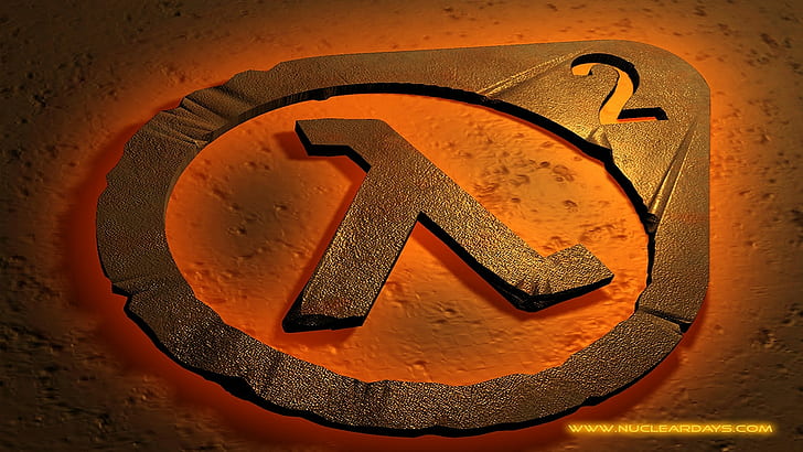 Half Life 2, logo, video games, HD wallpaper