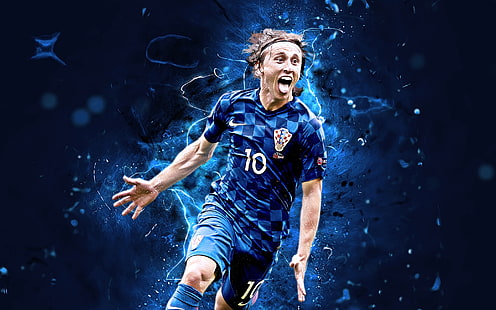 Calcio, Luka Modrić, croato, Luka Modric, Sfondo HD HD wallpaper