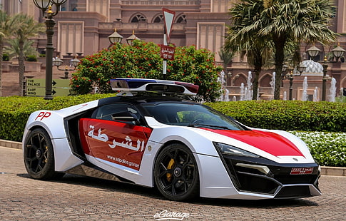 Fahrzeuge, Dubai, Lykan HyperSport, Polizeiwagen, Sportwagen, HD-Hintergrundbild HD wallpaper