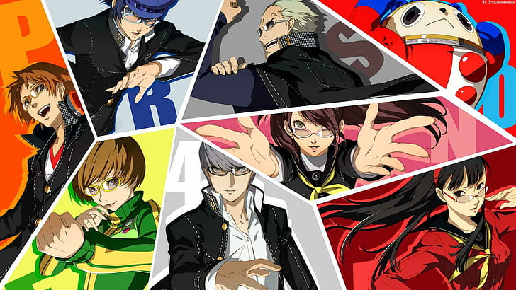 Tune In, Turn On, Drop Dead, anime characters, persona 4 arena, persona 4, fighting, video game, anime, games, HD wallpaper