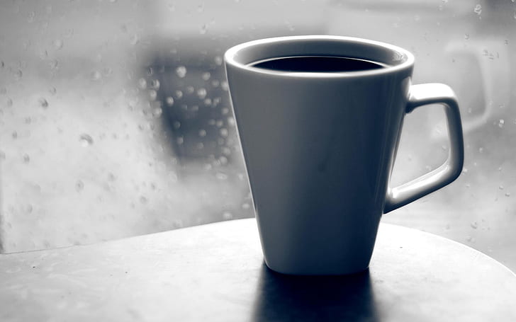 xícara de café, humor, depressão, HD papel de parede