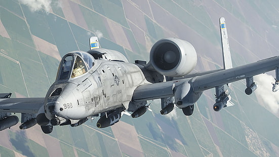самолет, военный самолет, транспортное средство, удар молнии А-10, военный, HD обои HD wallpaper