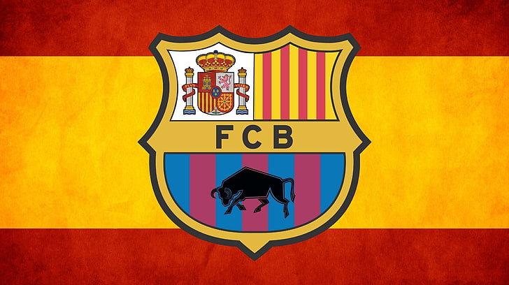 fcb, logo, soccer, HD wallpaper