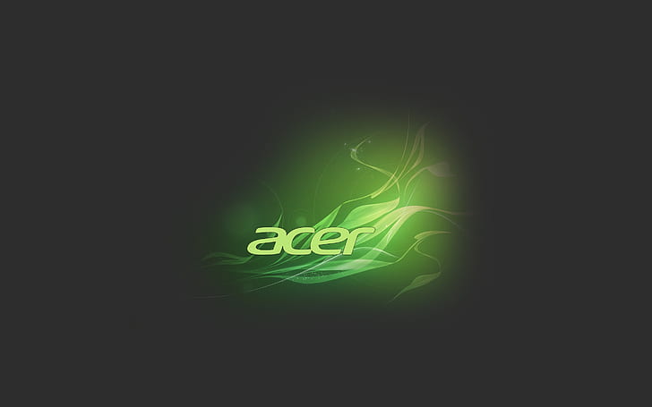 Acer Floral, acer, logo acer, technologia, hi tech, technologia, Tapety HD