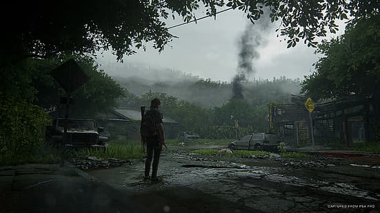The Last of Us 2, The Last of Us, the last of us part II, PlayStation 4, Naughty Dog, apocalyptic, Ellie, street, videogiochi, Sfondo HD HD wallpaper