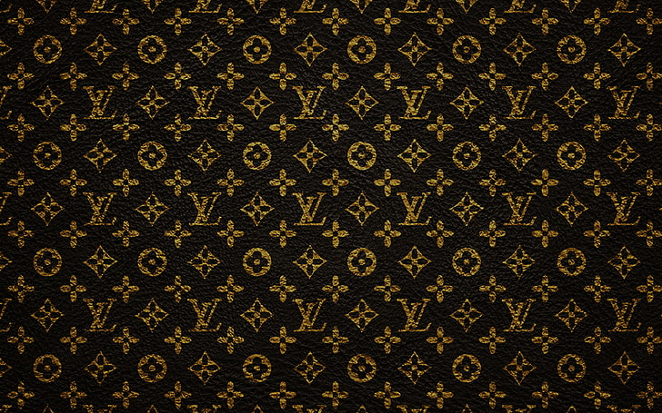 Louis Vuitton, escuro, padrão, arte, HD papel de parede