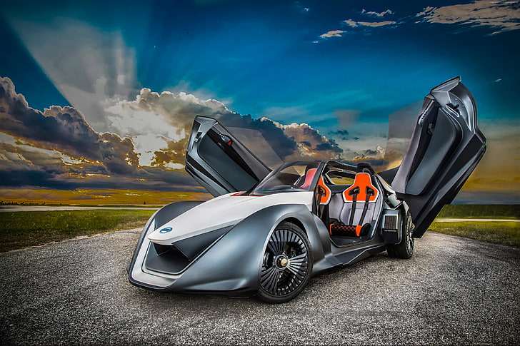 electric cars, electric, Nissan BladeGlider, supercar, HD wallpaper