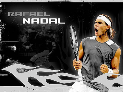 красавчик, Надаль, Рафаэль, Испания, теннис, HD обои HD wallpaper