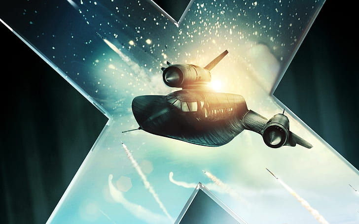 X Men First Class Fighter Jet, x-men poster, first, fighter, class, HD wallpaper