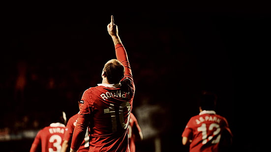 Soccer Wayne Rooney Pointing HD, point, pointing, soccer, wayne rooney, HD wallpaper HD wallpaper